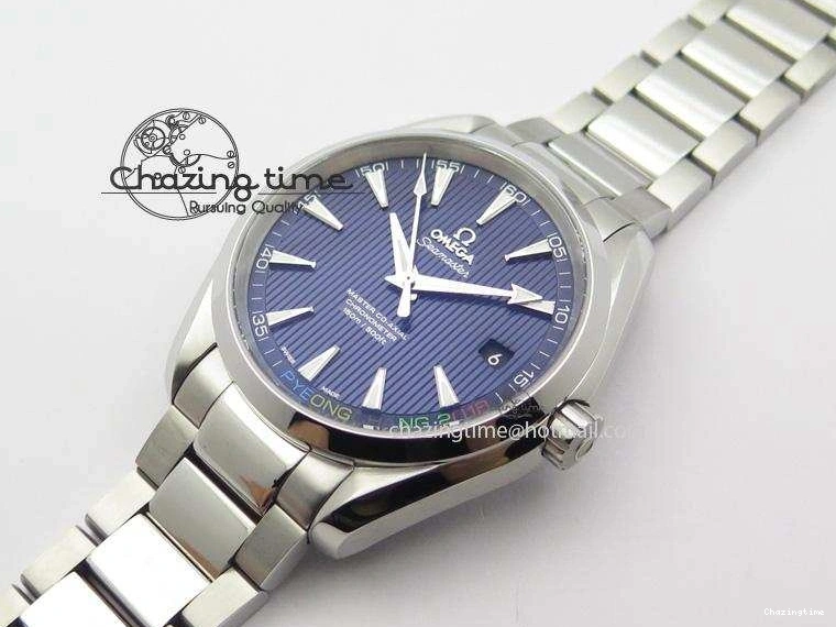 0310 Aqua Terra ‘PyeongChang 2018’ V6F Best Edition Blue Dial On SS Bracelet A UrbanChic 8251